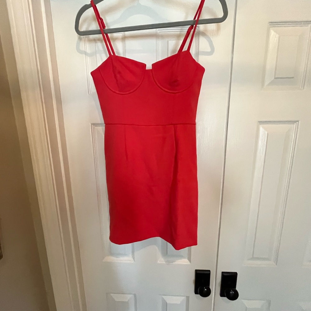 French Connection Vibrant Red Mini Dress